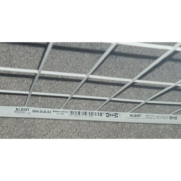 Set of 2 NEW IKEA Algot Large Wire Basket 23.5x15 x11.5 004.018.61 21174 Discont - Picture 7 of 8